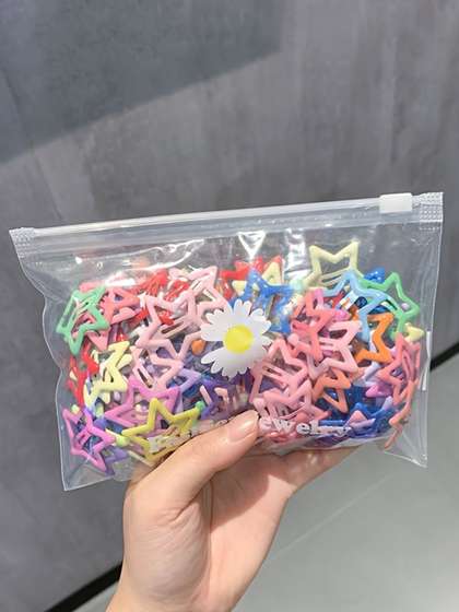 LYTIX Girls Set Of 20
                    Star-Shaped Dopamine Hair Clips - Assorted