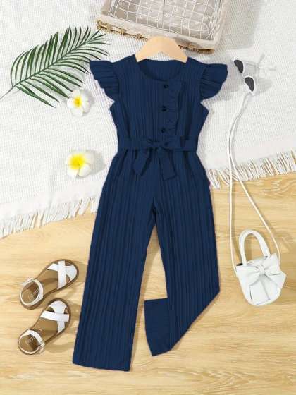 BAESD Girls Basic Jumpsuit