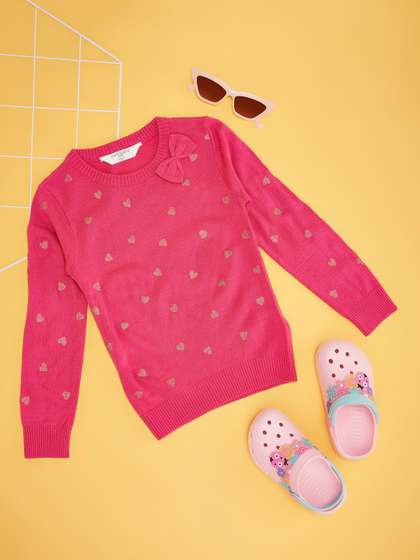 Pantaloons Junior Girls
                    Chevron Printed Casual Pullover