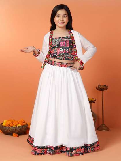 FASHION DREAM Girls
                      Printed Lehenga Choli