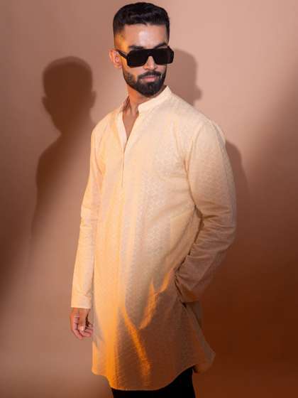 INAAYA JAIPUR Pure Cotton Straight Kurta