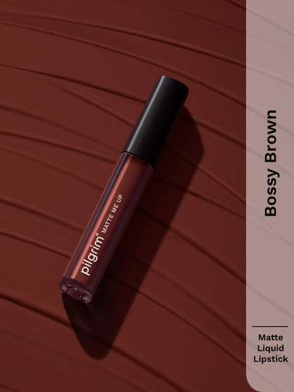 Pilgrim Matte Me Up
                        Long Lasting Liquid Lipstick - 3ml - Bossy Brown
                        - 03