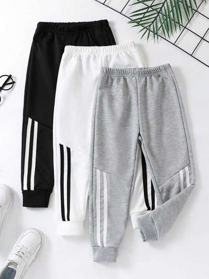Googo Gaaga Boys Pack
                      Of 3 Mid-Rise Joggers