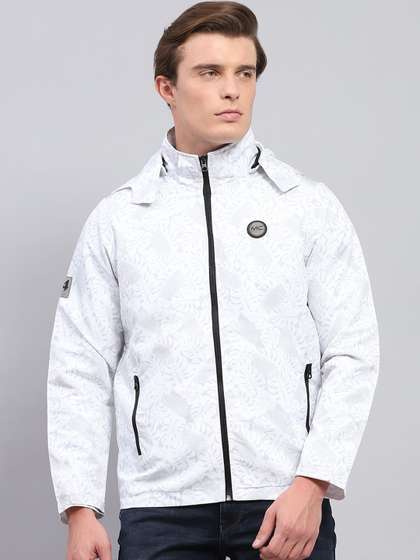Monte Carlo Men
                        Hooded Floral Printed Casual Sporty Jacket