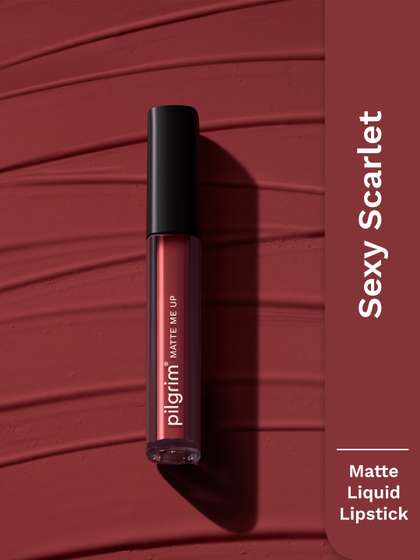 Pilgrim Matte Me Up
                        Liquid Long-Lasting & Non-Drying Liquid
                        Lipstick 3ml - Sexy Scarlet 26