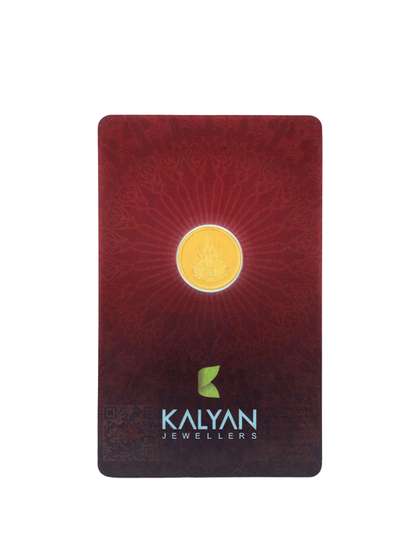 Kalyan Jewellers 24K
                      (999) Purity Goddess Lakshmi Gold Coin 1 Gms