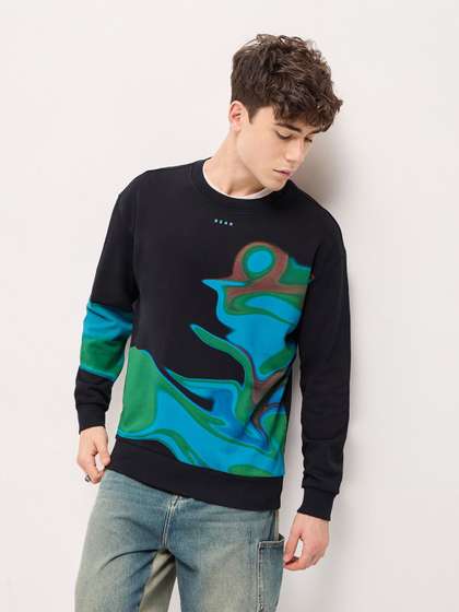 THE BEAR HOUSE Men
                        Printed Pullover Sweatshirt