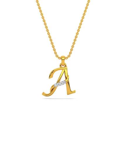 KISNA DIAMOND AND
                          GOLD JEWELLERY Women 18KT Diamond Pendant
