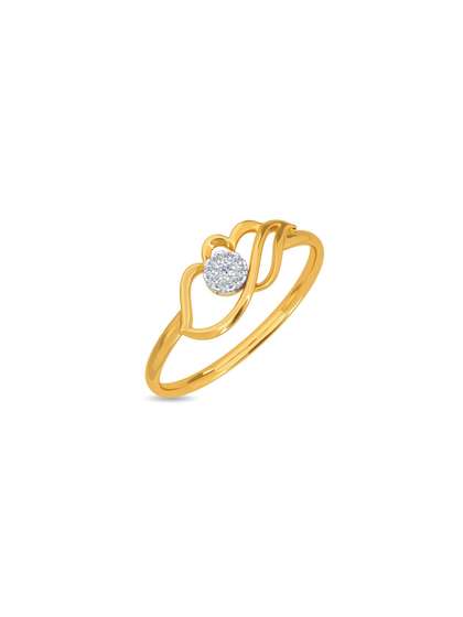 KISNA DIAMOND AND
                        GOLD JEWELLERY Women 14KT Diamond Ring 0.77g