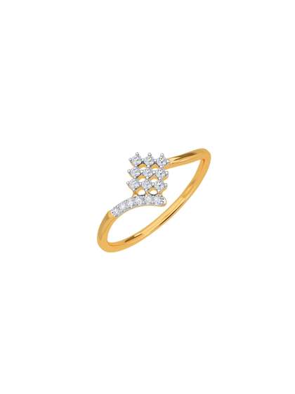 KISNA DIAMOND AND
                        GOLD JEWELLERY 14KT Finger Ring Diamond -0.12
                        CT