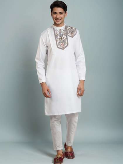 DEVOILER Printed Cotton Kurta
