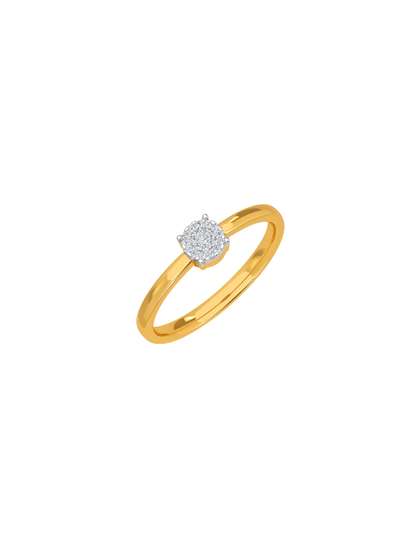 KISNA DIAMOND AND
                        GOLD JEWELLERY Women 14KT Finger Ring Diamond
                        0.05 CT