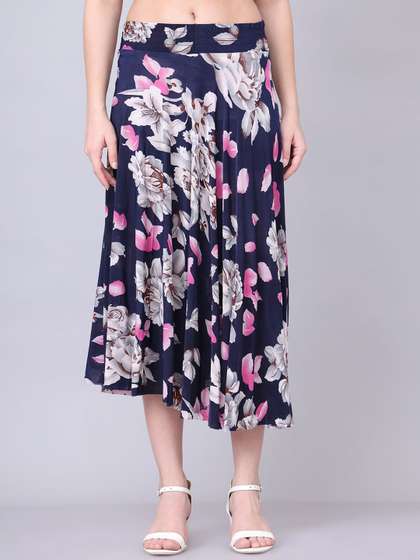 GRACIT Flared Midi Skirts