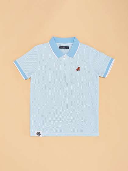 Pantaloons Junior Boys Solid Round Neck Cotton T-shirt
