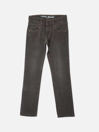 Pepe Jeans Boys Slim Fit
                    Mid-Rise Stretchable Jeans