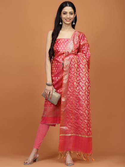 Meena Bazaar Unstitched Dress Material