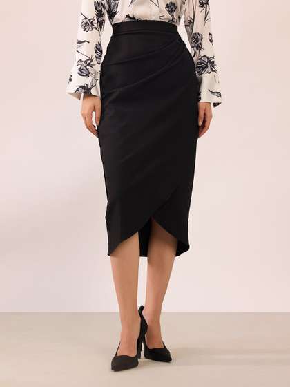 Virgio Women Wrap Midi Skirts