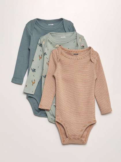 KIABI Girls Printed
                    Cotton Bodysuit