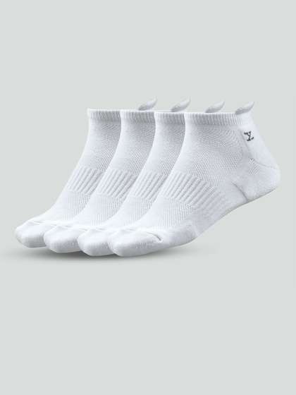 XYXX Men Pack Of 4
                        Cotton Ankle-Length Socks