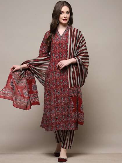 Biba Unstitched Dress Material
