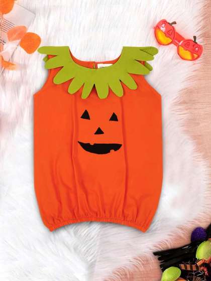 LITTLE GINNIE Kids
                    Humour and Comic Sheath Dress For Halloween
