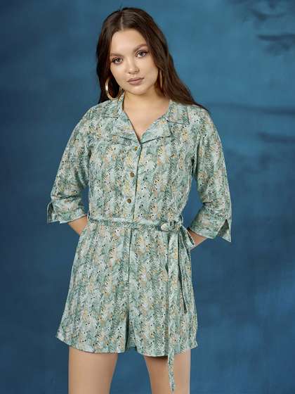 Anouk X fwd Women's
                        Abstract Printed Playsuit Jumpsuit