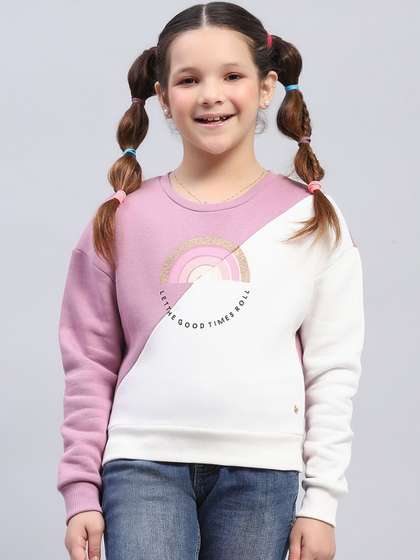 Monte Carlo Girls
                    Graphic Printed Cotton Sweatshirt