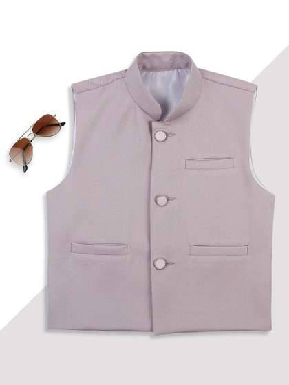 YK Boys Sleeveless Nehru Jackets
