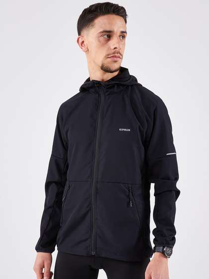 Decathlon Kalenji -
                        Men Black Run 100 Breathable Running Jacket