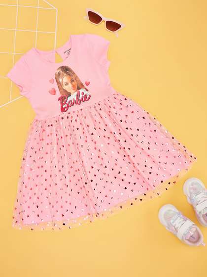 Pantaloons Junior Girls
                    Pure cotton Fit & Flare Dress