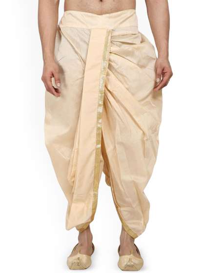 FANZI Men Dhoti Pant
                        with Lace Work