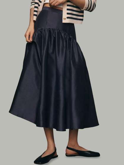 Dracht Women Flared Maxi Skirts