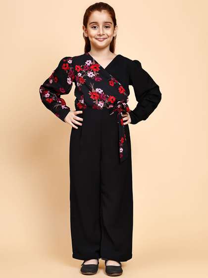 YK Girls Printed Basic
                    Jumpsuit