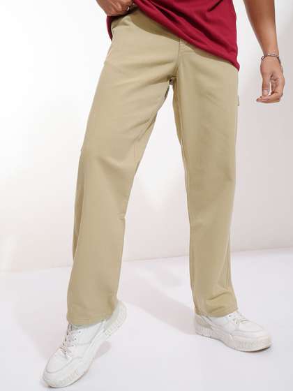 HIGHLANDER Men
                        Carpanter Cargos Straight Fit Trousers