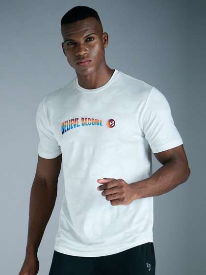SG Men Camouflage Printed Round Neck T-shirt
