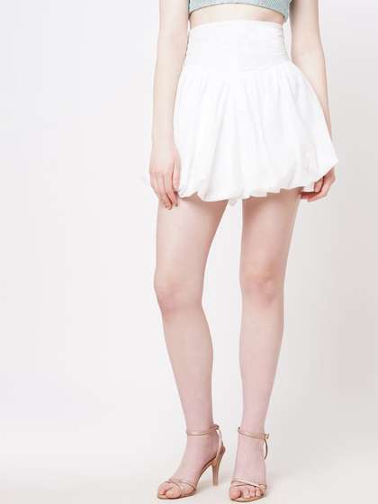 Ashtag Balloon Mini Skirts