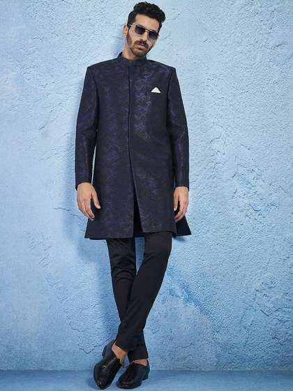 VASTRAMAY Men
                        Self-Design Sherwani Set