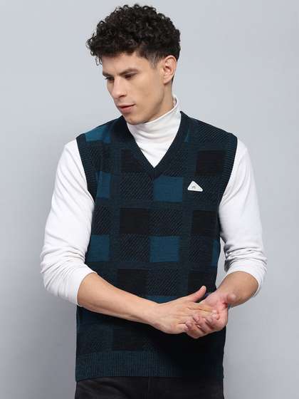 Monte Carlo Men
                        Checked Woollen Pullover
