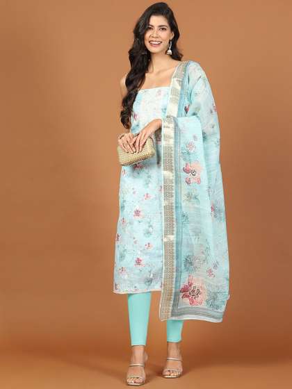 Meena Bazaar Unstitched Dress Material