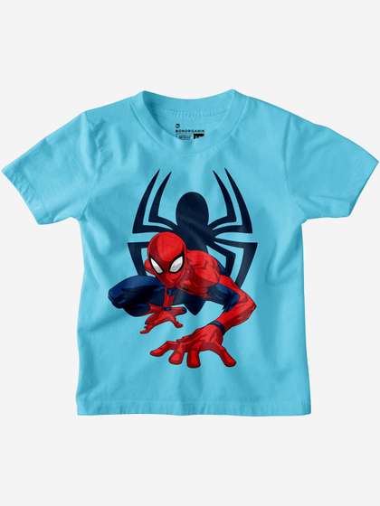 BonOrganik Boys Graphic Printed Round Neck Cotton T-shirt