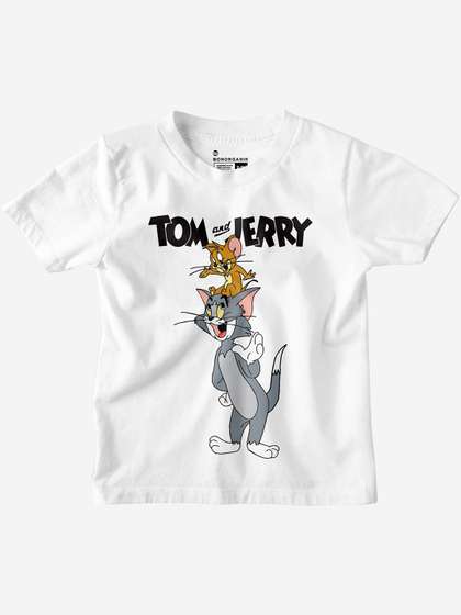 BonOrganik Boys Graphic Printed Round Neck Cotton T-shirt