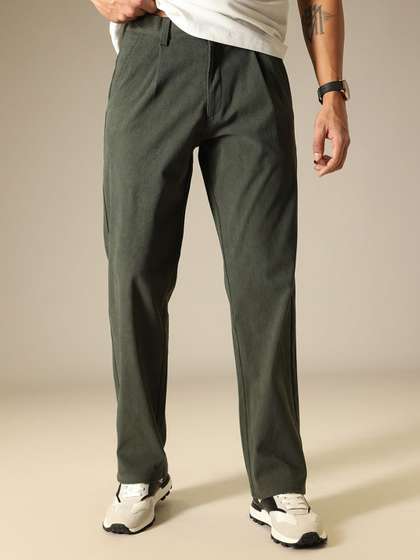 Banana Club Men
                        Classic Corduroy Pleated Trousers