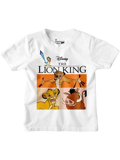 BonOrganik Boys Graphic Printed Round Neck Cotton T-shirt