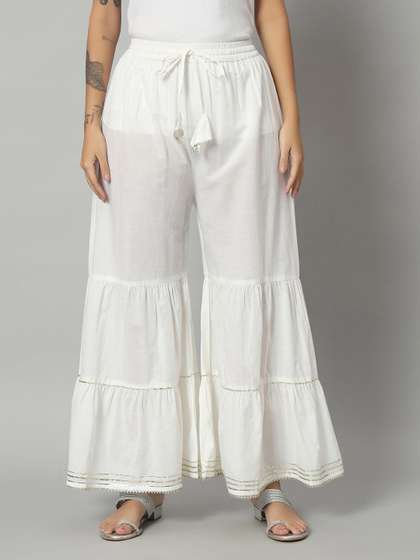 ZRI Women Flared Palazzos