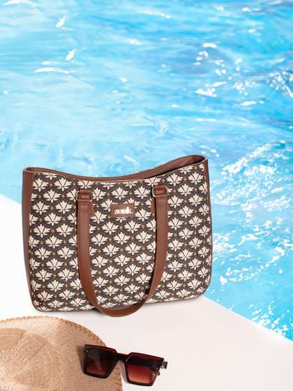 ZOUK Women Ethnic Motifs Printed Structured Tote Bag