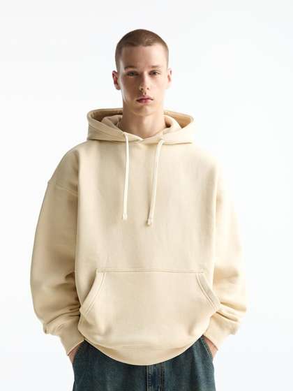 MISCHIEF MONKEY Men
                        Solid Hooded Pullover Sweatshirt
