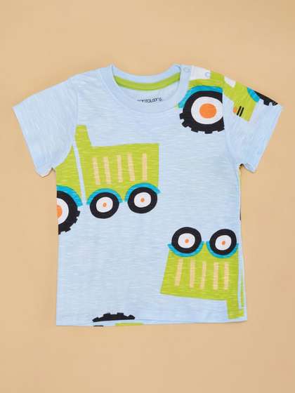 Pantaloons Baby Boys
                    Graphic Printed Round Neck Cotton T-shirt