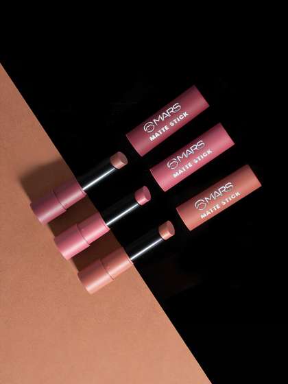 MARS Set of 3 Matte
                        Lipsticks Box - Peaches and Nudes 02
