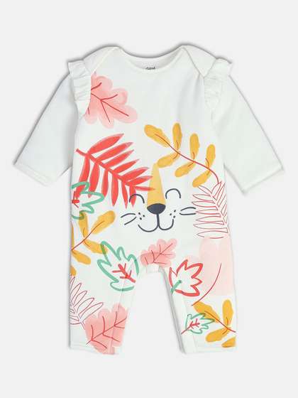 MINI KLUB Infant Girls
                    Tropical Printed Rompers