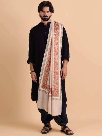 Price History of Tweedle Embroidered Woolen Shawl from Myntra